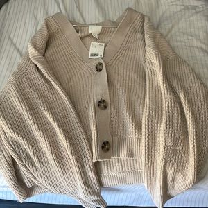 TAN H&M SWEATER